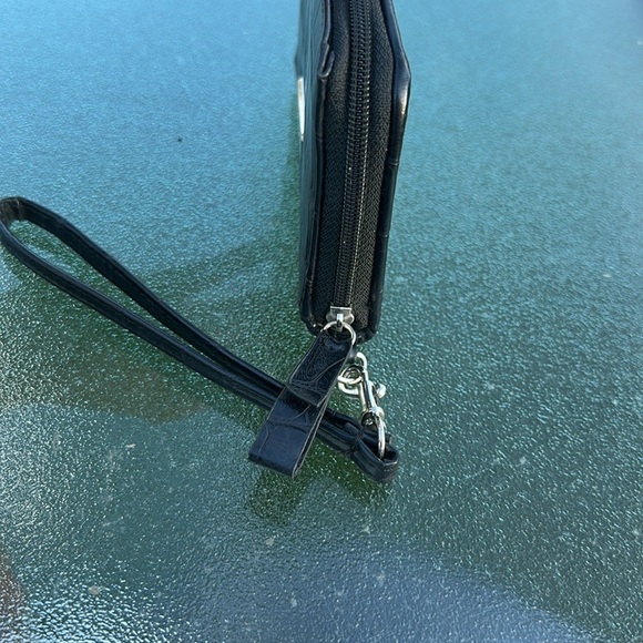 Jessica Simpson Bi-Fold Black, Gray, Blue Wallet - Picture 3 of 5